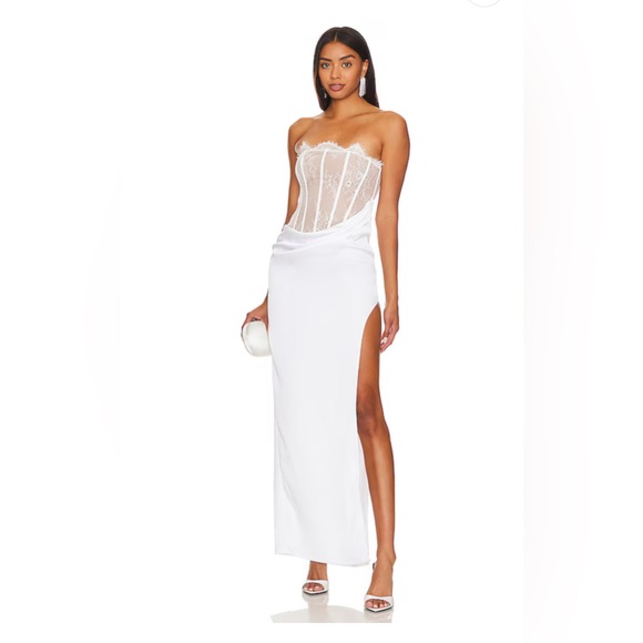 Nalani Maxi Dress in White - Picture 1 of 2